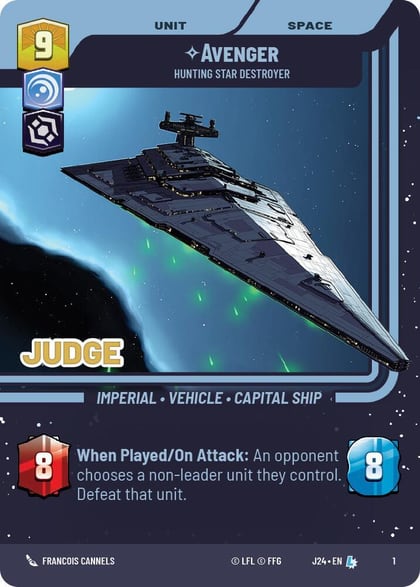Avenger - Hunting Star Destroyer, Judge Promos 1