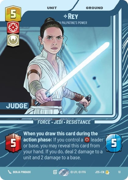 Rey - With Palpatine's Power, Judge Promos 13