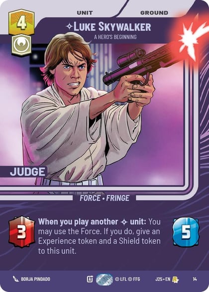 Luke Skywalker - A Hero's Beginning, Judge Promos 14