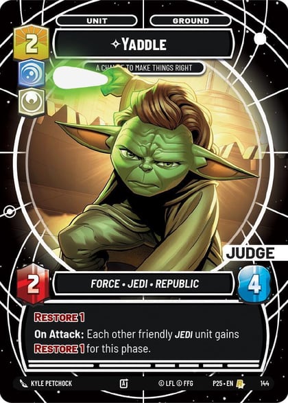 Yaddle - A Chance To Make Things Right (Judge), Judge Promos 144