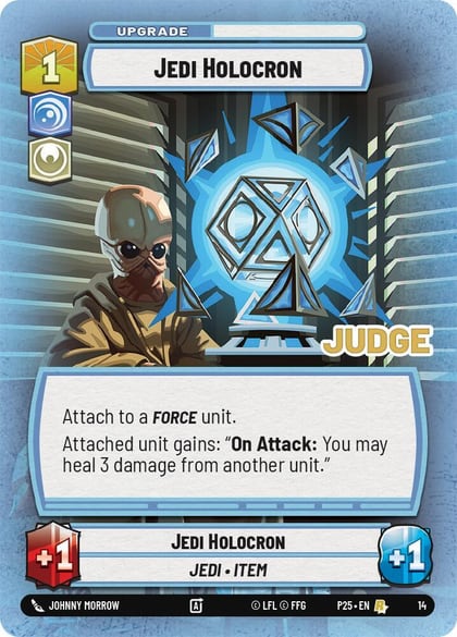 Jedi Holocron, Judge Promos 14