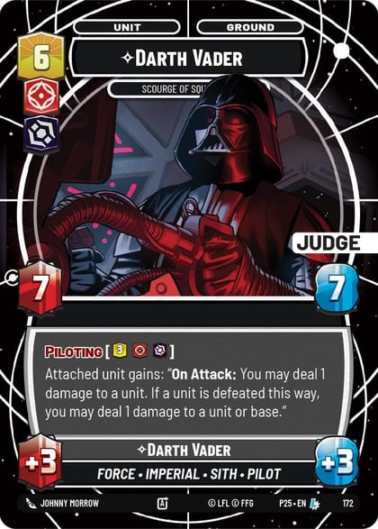 Darth Vader - Scourge of Squadrons (Judge), Judge Promos 172