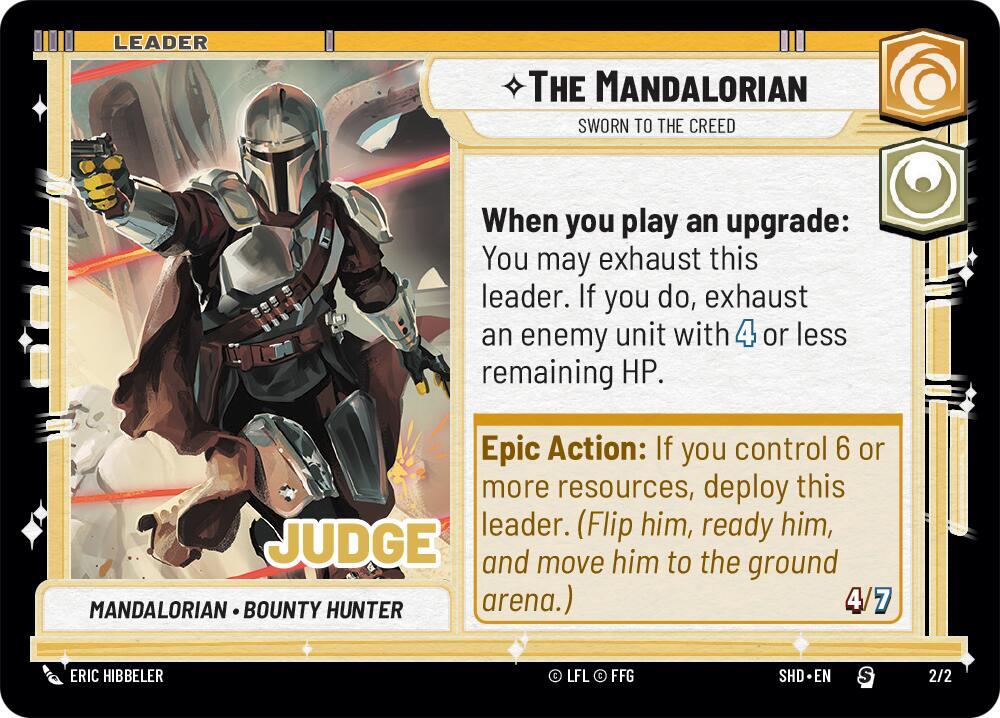 The Mandalorian - Sworn To The Creed, Judge Promos 2/2
