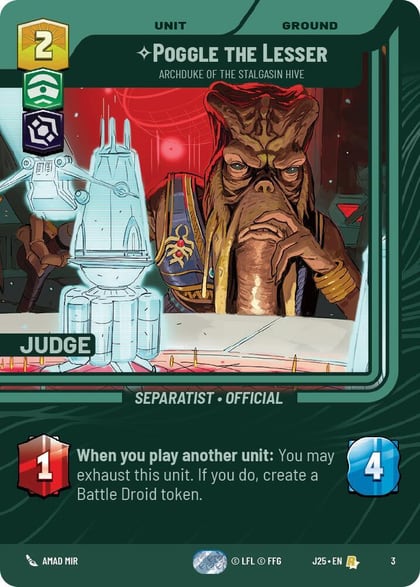 Poggle the Lesser - Archduke of the Stalgasin Hive, Judge Promos 3