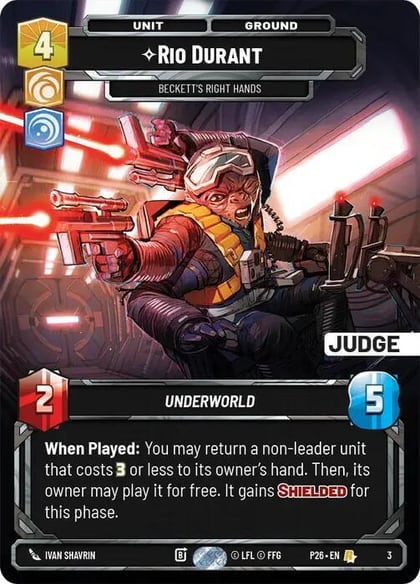 Rio Durant - Beckett's Right Hands, Judge Promos 3