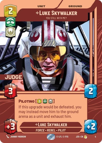 Luke Skywalker - You Still With Me?, Judge Promos 4
