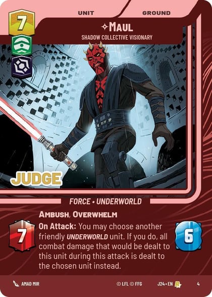 Maul - Shadow Collective Visionary, Judge Promos 4