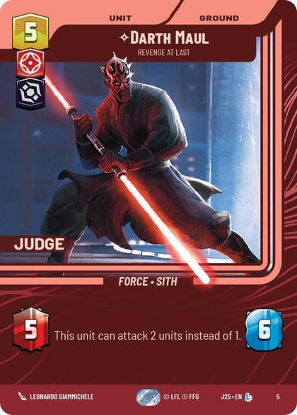 Darth Maul - Revenge at Last, Judge Promos 5