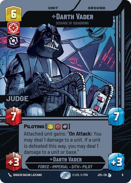 Darth Vader - Scourge of Squadrons, Judge Promos 6