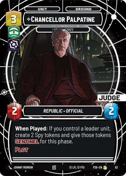 Chancellor Palpatine - I Am the Senate, Judge Promos 63