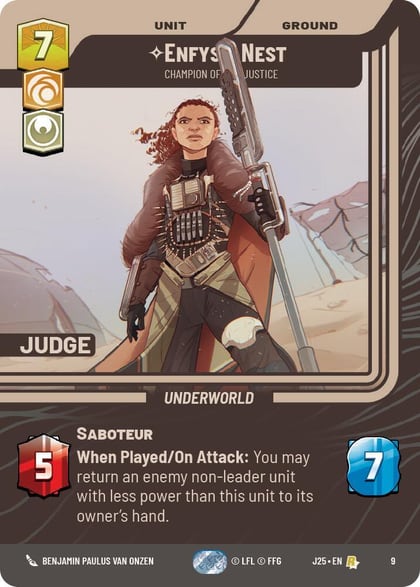 Enfys Nest - Champion of Justice, Judge Promos 9