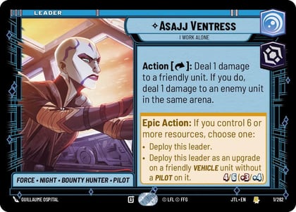Asajj Ventress - I Work Alone, Jump to Lightspeed 001/262