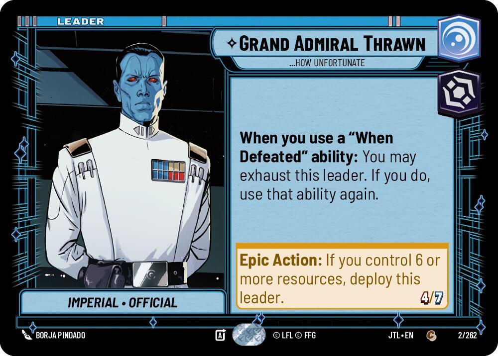 Grand Admiral Thrawn - ...How Unfortunate, Jump to Lightspeed 002/262