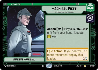 Admiral Piett - Commanding the Armada, Jump to Lightspeed 005/262