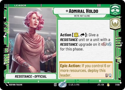 Admiral Holdo - We're Not Alone, Jump to Lightspeed 007/262