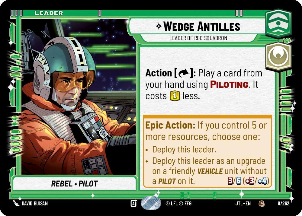 Wedge Antilles - Leader of Red Squadron, Jump to Lightspeed 008/262