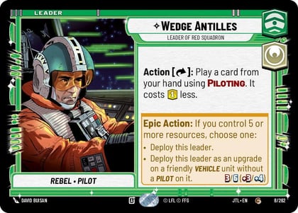 Wedge Antilles - Leader of Red Squadron, Jump to Lightspeed 008/262