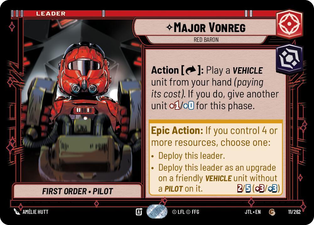 Major Vonreg - Red Baron, Jump to Lightspeed 011/262