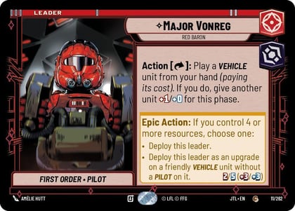 Major Vonreg - Red Baron, Jump to Lightspeed 011/262