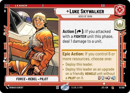 Luke Skywalker - Hero of Yavin, Jump to Lightspeed 012/262