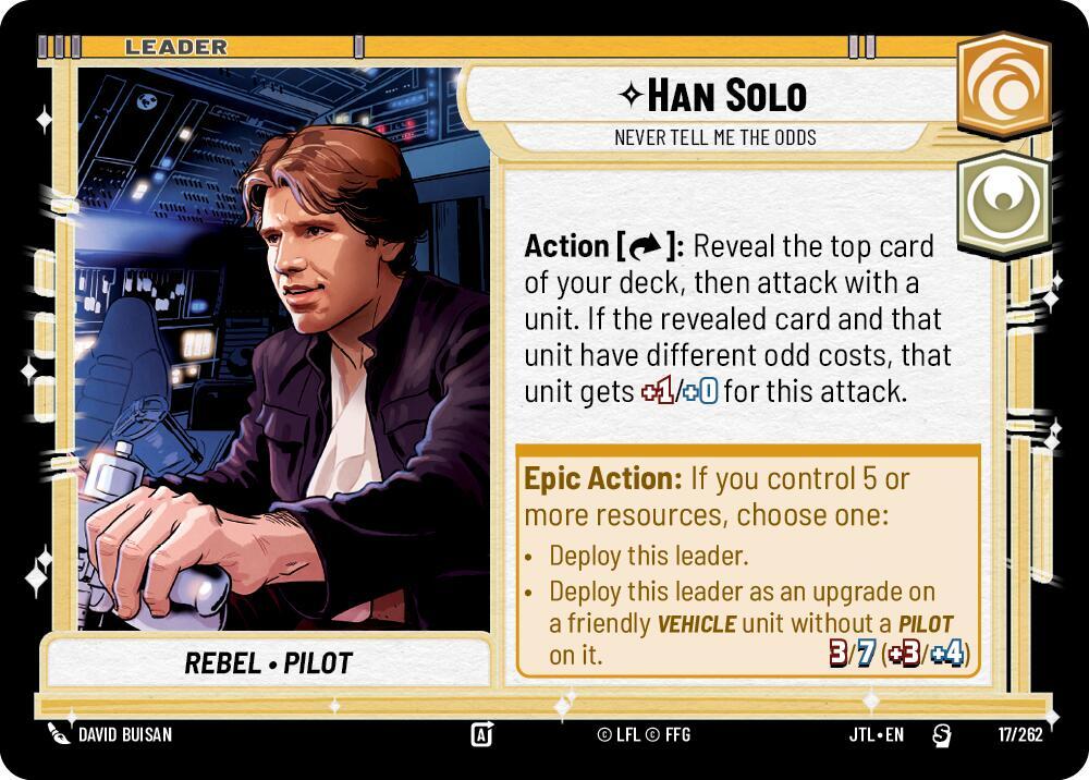 Han Solo - Never Tell Me the Odds, Jump to Lightspeed 017/262