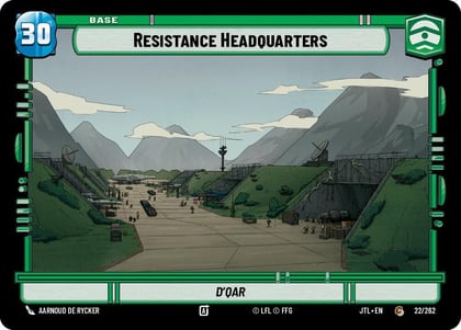 Resistance Headquarters // Experience, Jump to Lightspeed 022/262 // T03/T04