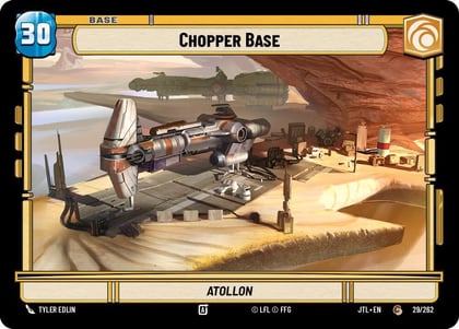 Chopper Base // X-Wing, Jump to Lightspeed 029/262 // T02/T04