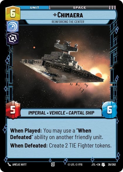 Chimaera - Reinforcing the Center, Jump to Lightspeed 039/262