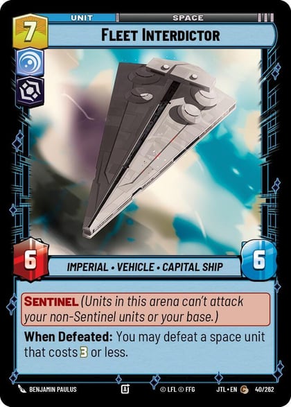 Fleet Interdictor, Jump to Lightspeed 040/262