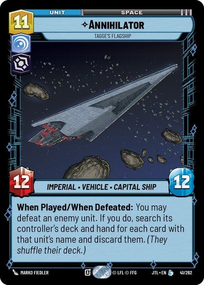 Annihilator - Tagge's Flagship, Jump to Lightspeed 041/262