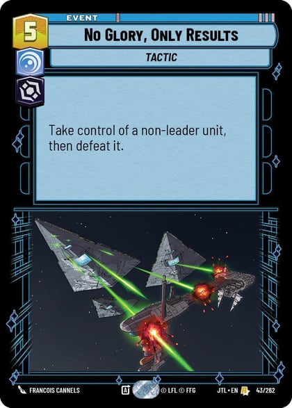No Glory, Only Results, Jump to Lightspeed 043/262