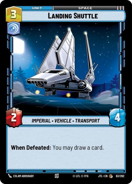 Landing Shuttle, Jump to Lightspeed 063/262