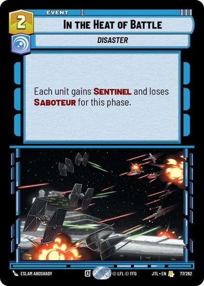 In the Heat of Battle, Jump to Lightspeed 077/262
