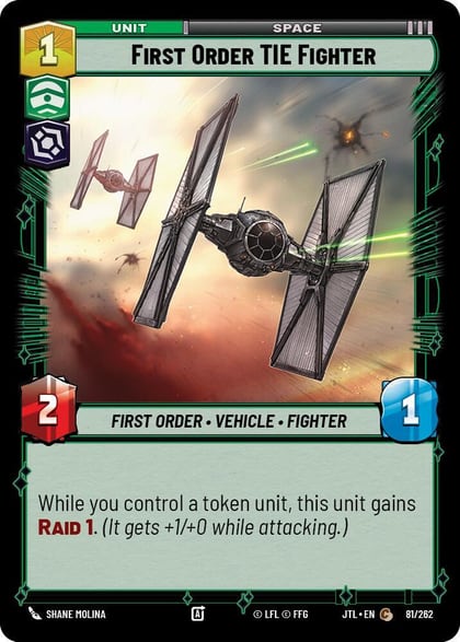 First Order TIE Fighter, Jump to Lightspeed 081/262