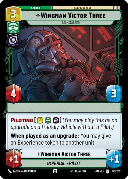 Wingman Victor Three - Backstabber, Jump to Lightspeed 086/262