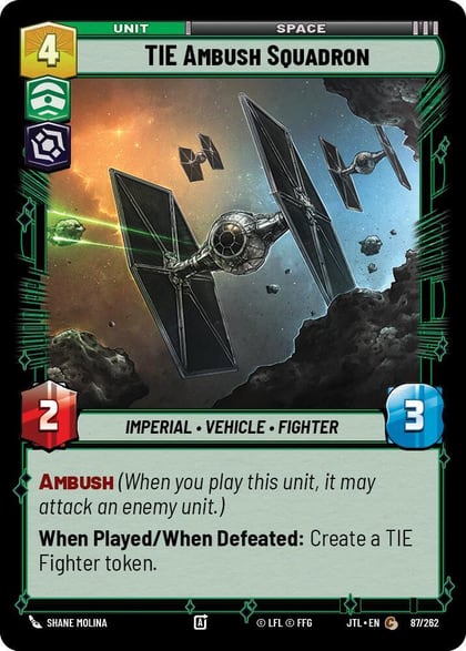 TIE Ambush Squadron, Jump to Lightspeed 087/262