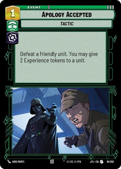 Apology Accepted, Jump to Lightspeed 091/262