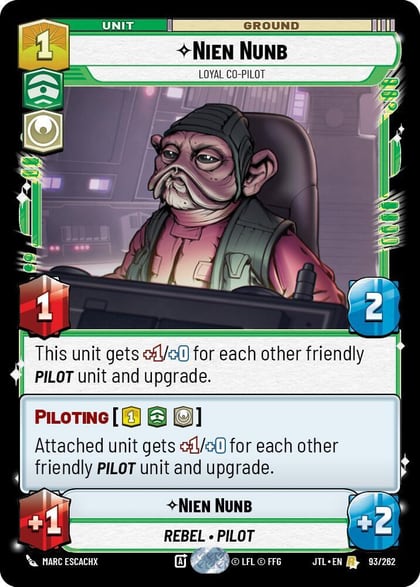 Nien Nunb - Loyal Co-Pilot, Jump to Lightspeed 093/262
