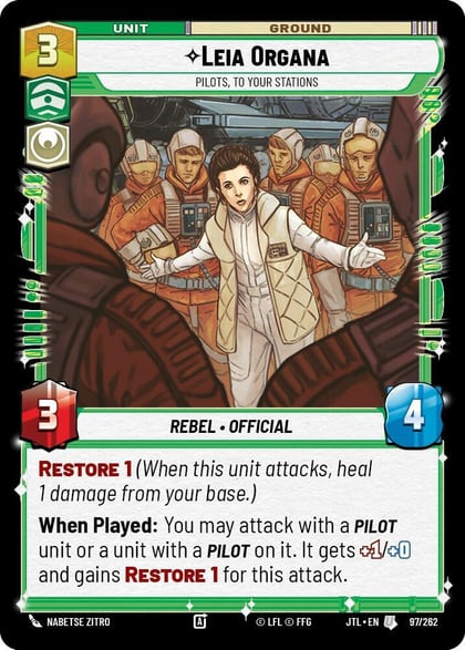 Leia Organa - Pilots, To Your Stations, Jump to Lightspeed 097/262