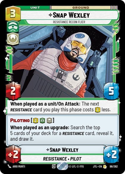 Snap Wexley - Resistance Recon Flier, Jump to Lightspeed 098/262