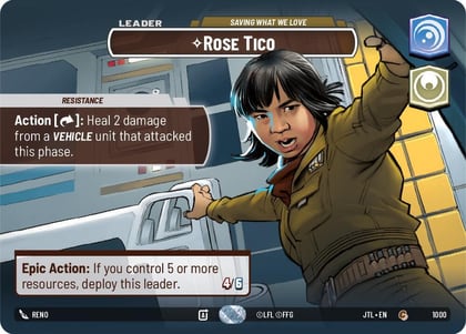 Rose Tico - Saving What We Love (Showcase), Jump to Lightspeed 1000