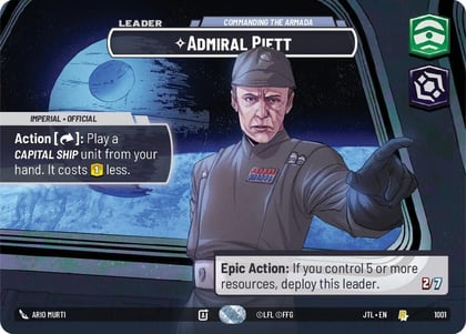 Admiral Piett - Commanding the Armada (Showcase), Jump to Lightspeed 1001