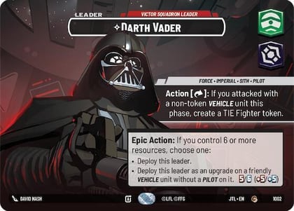 Darth Vader - Victor Squadron Leader (Showcase), Jump to Lightspeed 1002