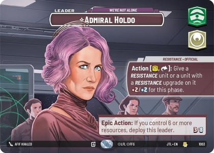 Admiral Holdo - We're Not Alone (Showcase), Jump to Lightspeed 1003