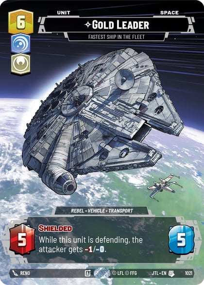 Gold Leader - Fastest Ship in the Fleet (Prestige), Jump to Lightspeed 1021