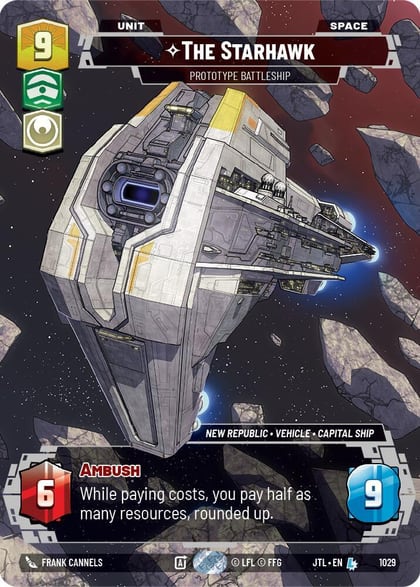 The Starhawk - Prototype Battleship (Prestige), Jump to Lightspeed 1029