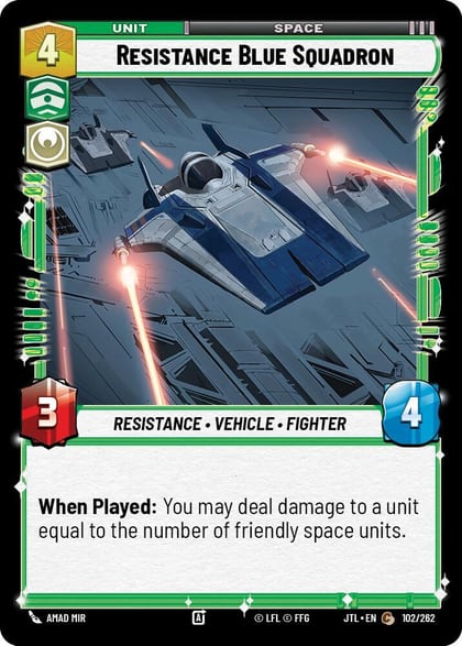 Resistance Blue Squadron, Jump to Lightspeed 102/262