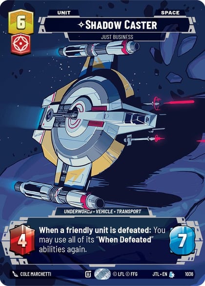 Shadow Caster - Just Business (Prestige), Jump to Lightspeed 1036