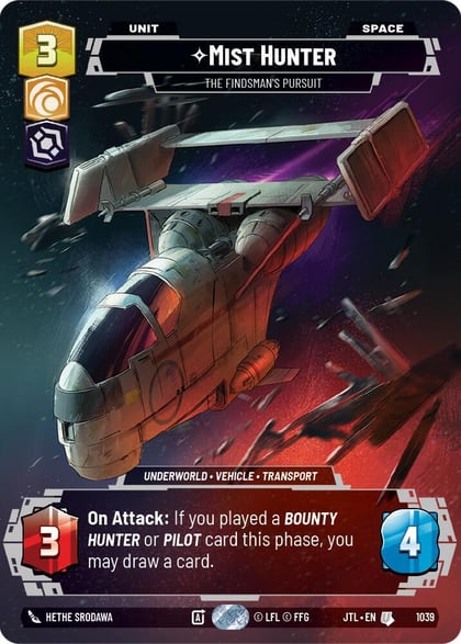 Mist Hunter - The Findsman's Pursuit (Prestige), Jump to Lightspeed 1039