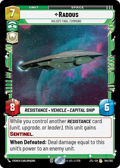 Raddus - Holdo's Final Command, Jump to Lightspeed 104/262